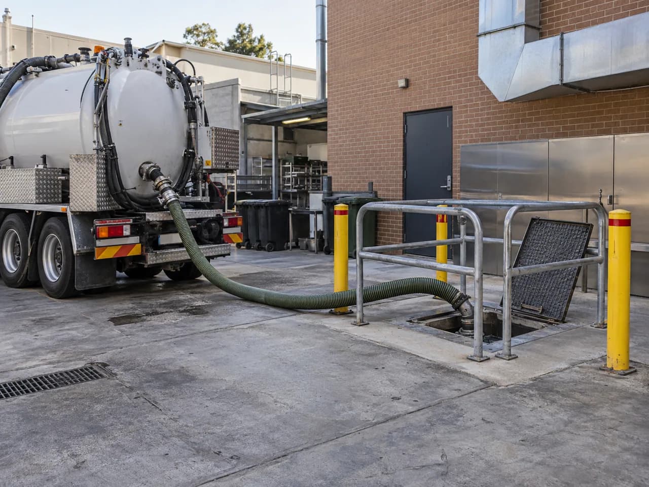 Illustrative grease-trap pump-out service in Melbourne